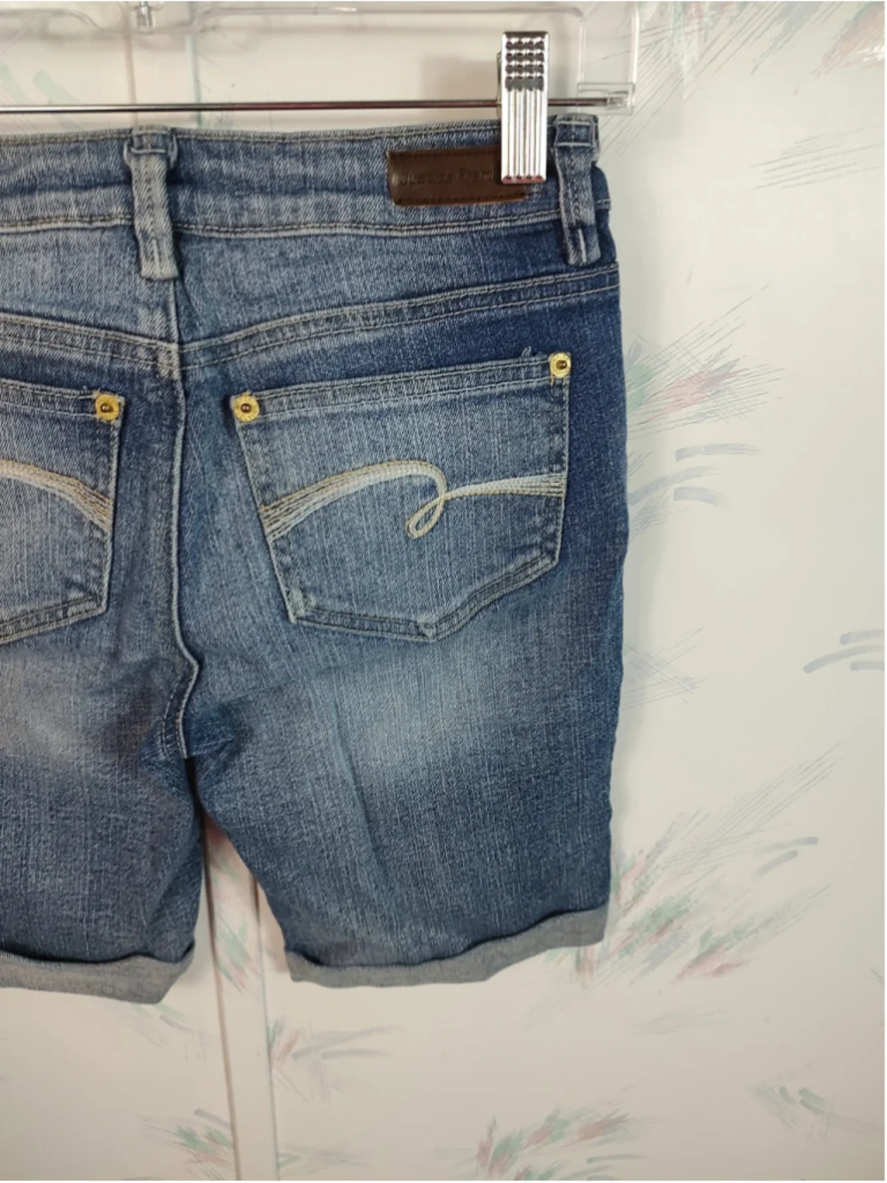 Justice Girls Jean Shorts Blue Simply Low 12S